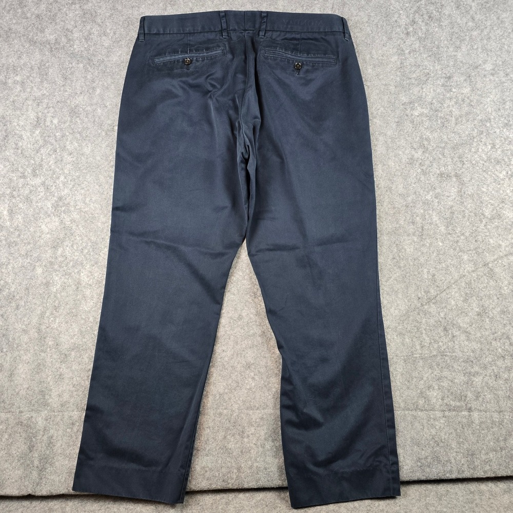 Bonobos Mens Monday Weekday Warrior Chino Dress Pants Navy Blue 36x30 Cotton - Picture 11 of 13